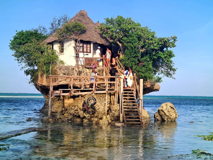 the rock restaurant Zanzibar travel guide 2021